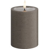 DELUXE Unique Mocca LED Candle 7,5x10 - (UNI-0095)